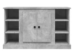 Aparador buffet cómoda mueble mueble de almacenaje organizador cocina salón salón 100 x 35,5 x 60 cm madera contrachapada gris 02_0031822