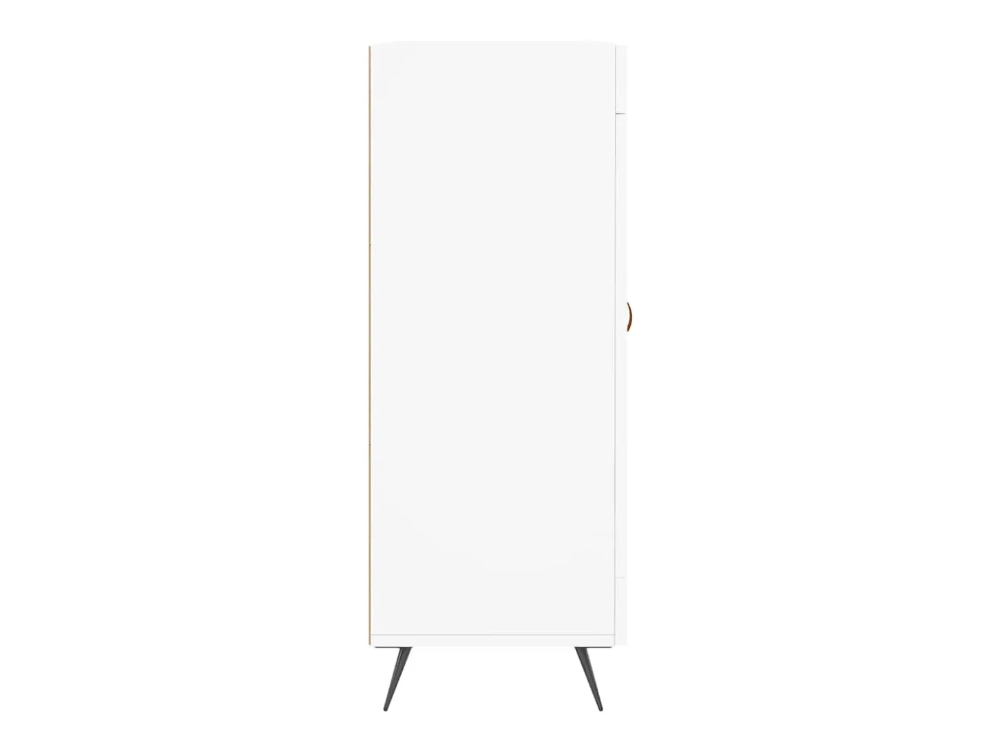 Aparador buffet cómoda mueble mueble de almacenaje organizador cocina salón salón 69,5 x 34 x 90 cm madera contrachapada blanco 02_0030421