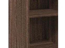 Aparador buffet cómoda mueble mueble de almacenaje organizador cocina salón salón 40 x 41 x 93 cm madera contrachapada marrón 02_0031257