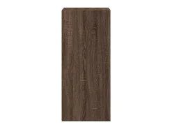 Aparador buffet cómoda mueble mueble de almacenaje organizador cocina salón salón 40 x 41 x 93 cm madera contrachapada marrón 02_0031257