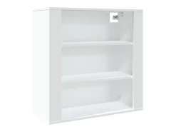 Aparador buffet cómoda mueble mueble de almacenaje organizador cocina salón salón madera de alta ingeniería blanco 02_0032780