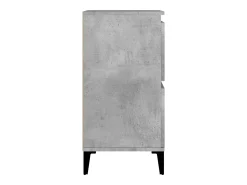 Aparador buffet cómoda mueble unidad de almacenamiento organizador cocina salón salón 3 piezas 60 x 35 x 70 cm madera contrachapada gris 02_0037117