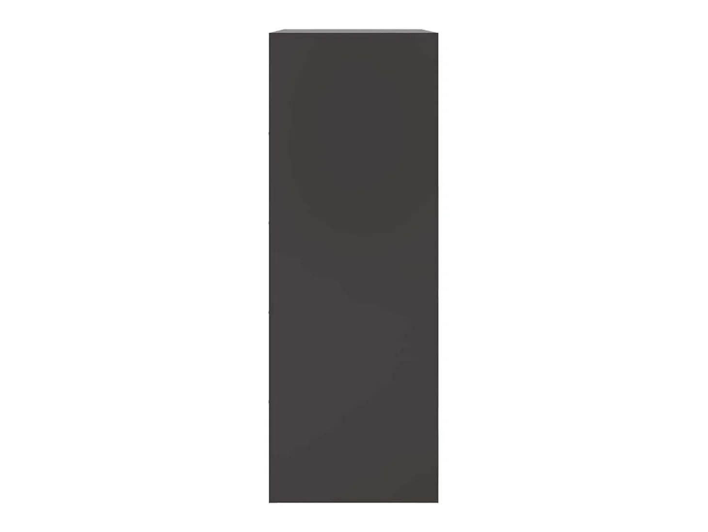 Aparador buffet cómoda mueble almacenaje organizador cocina salón salón 67 x 39 x 107 cm acero negro 02_0036010