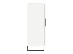 Aparador buffet cómoda mueble mueble de almacenaje organizador cocina salón salón 69,5 x 34 x 90 cm madera contrachapada blanco 02_0030445