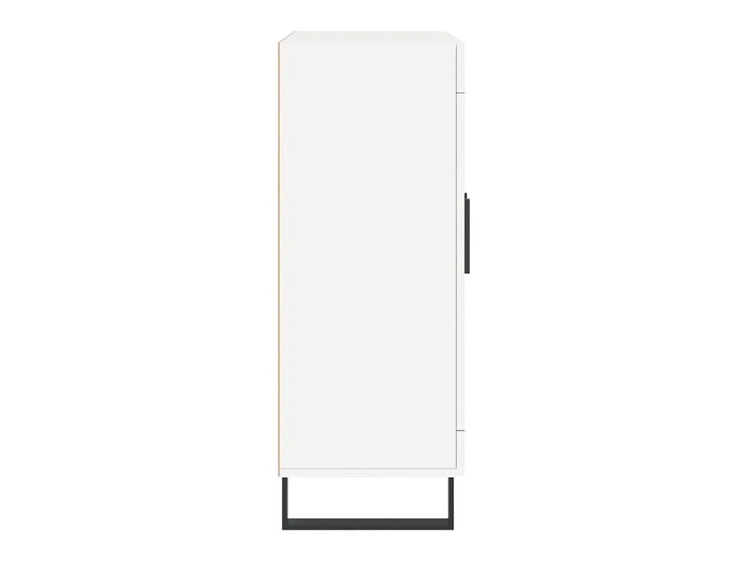 Aparador buffet cómoda mueble mueble de almacenaje organizador cocina salón salón 69,5 x 34 x 90 cm madera contrachapada blanco 02_0030445