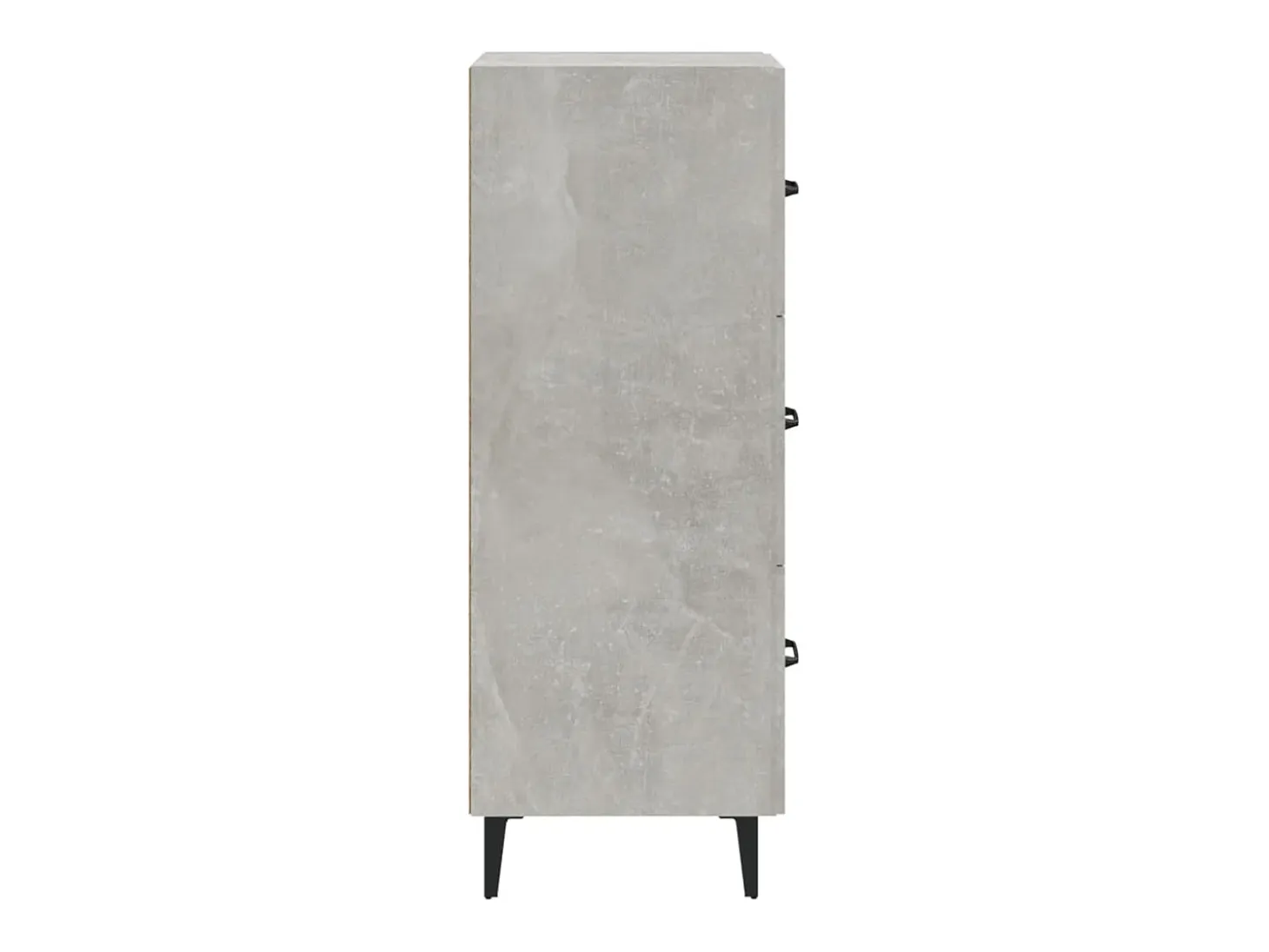 Aparador buffet cómoda mueble mueble de almacenaje organizador cocina salón salón 34,5 x 34 x 90 cm madera contrachapada gris 02_0031901