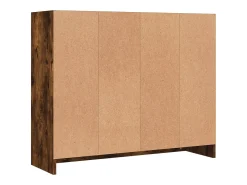 Aparador buffet cómoda mueble mueble de almacenaje organizador cocina salón salón 91 x 28 x 75 cm madera contrachapada marrón 02_0031131