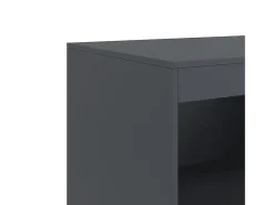 Aparador buffet cómoda mueble mueble de almacenaje organizador cocina salón salón 67 x 39 x 107 cm acero antracita 02_0029697
