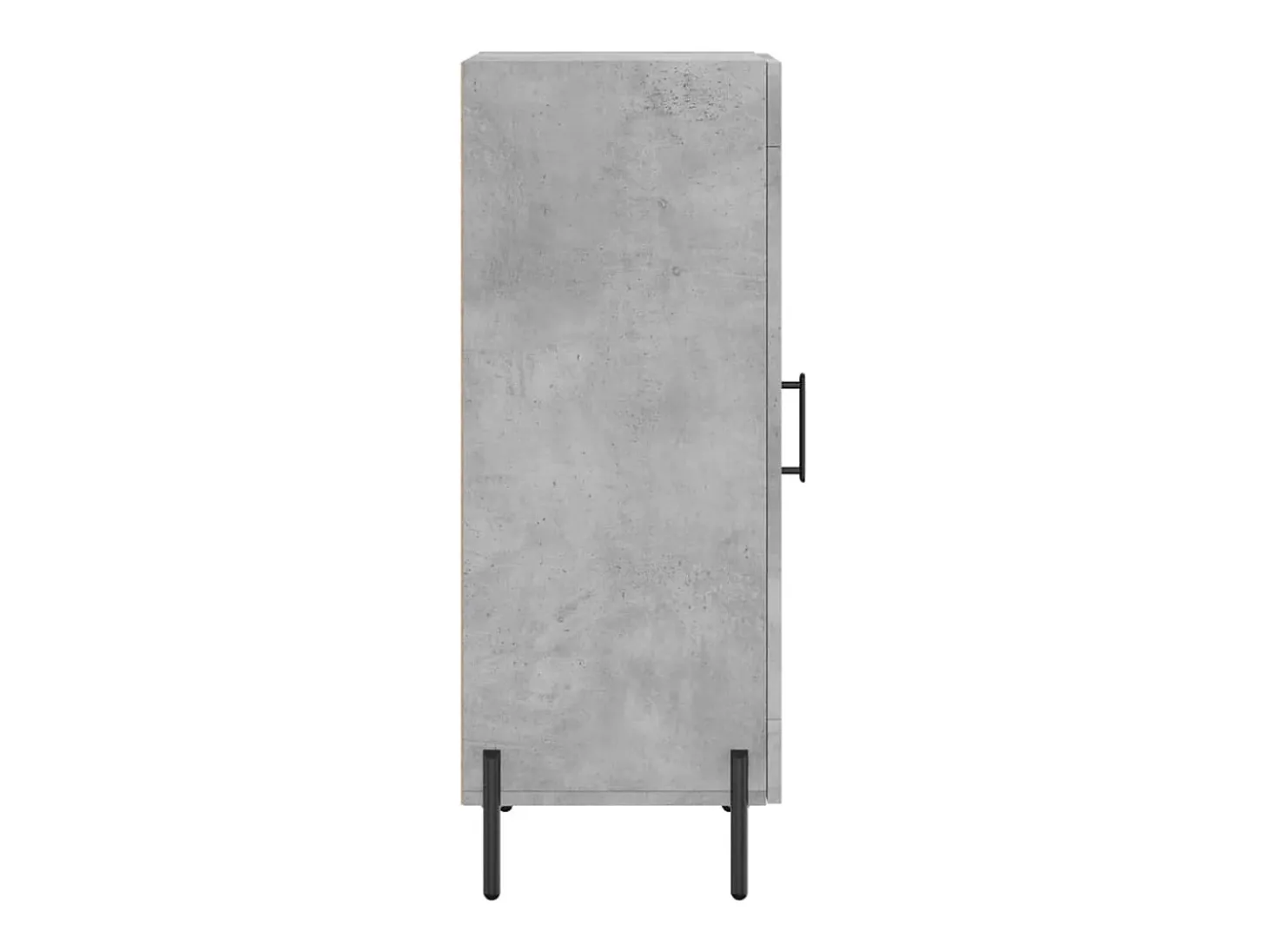 Aparador buffet cómoda mueble mueble de almacenaje organizador cocina salón salón 34,5 x 34 x 90 cm madera contrachapada gris 02_0031914