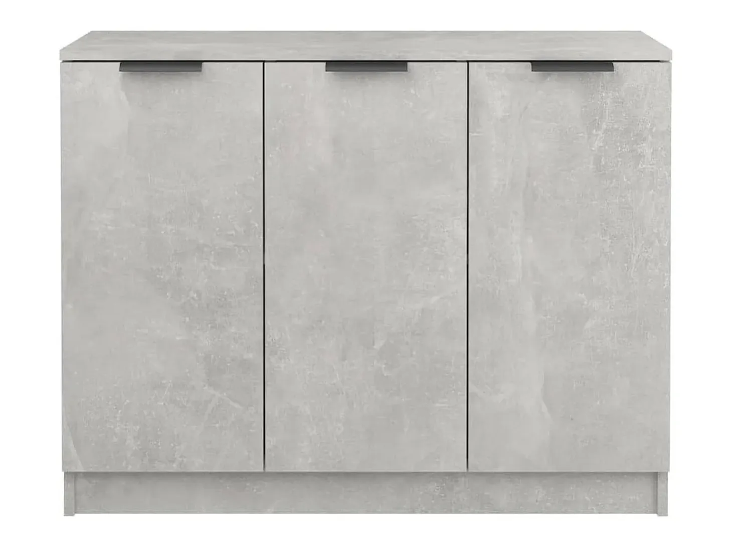 Aparador buffet cómoda mueble mueble de almacenaje organizador cocina salón salón 90,5 x 30 x 70 cm madera contrachapada gris 02_0032113