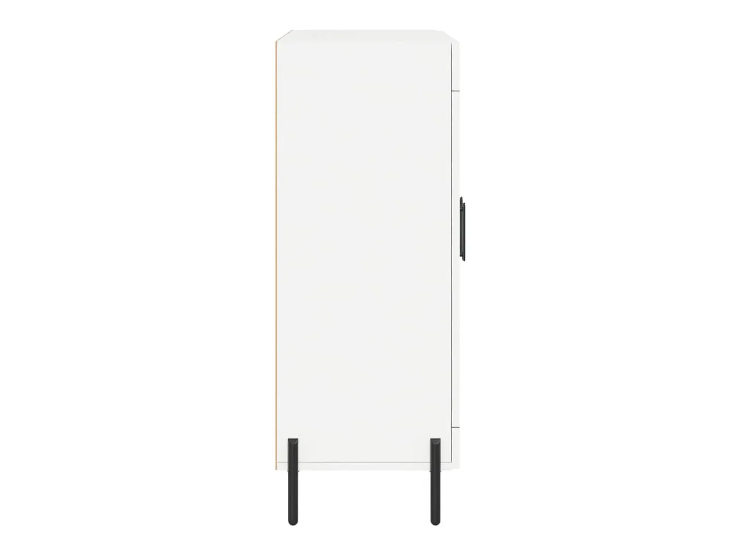 Aparador buffet cómoda mueble mueble de almacenaje organizador cocina salón salón 69,5 x 34 x 90 cm madera contrachapada blanco 02_0030447