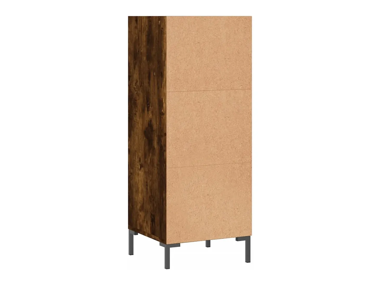 Aparador buffet cómoda mueble mueble de almacenaje organizador cocina salón salón 34,5 x 32,5 x 90 cm madera contrachapada marrón 02_0030874
