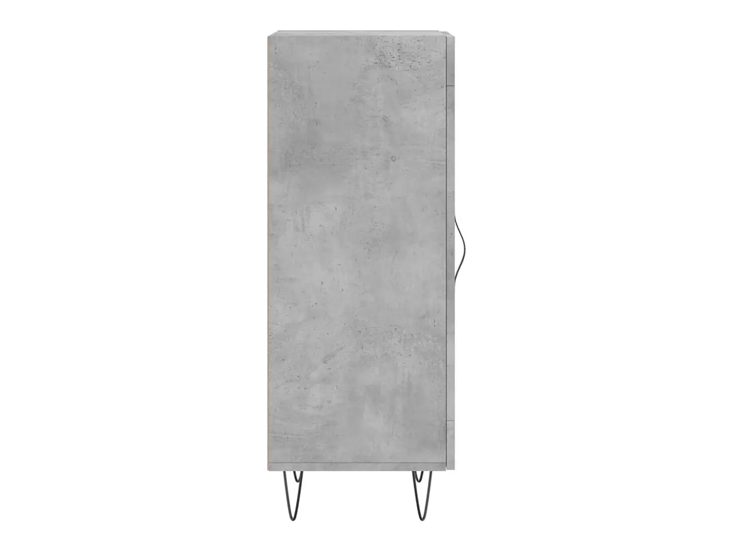 Aparador buffet cómoda mueble mueble de almacenaje organizador cocina salón salón 34,5 x 34 x 90 cm madera contrachapada gris 02_0031906