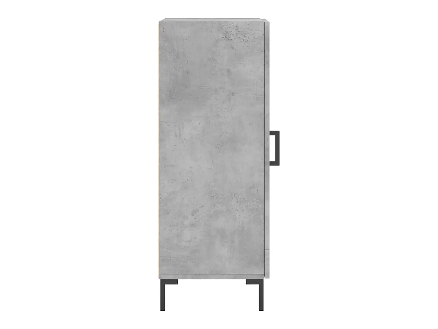 Aparador buffet cómoda mueble mueble de almacenamiento organizador cocina salón salón 34,5 x 34 x 90 cm madera contrachapada gris 02_0031905