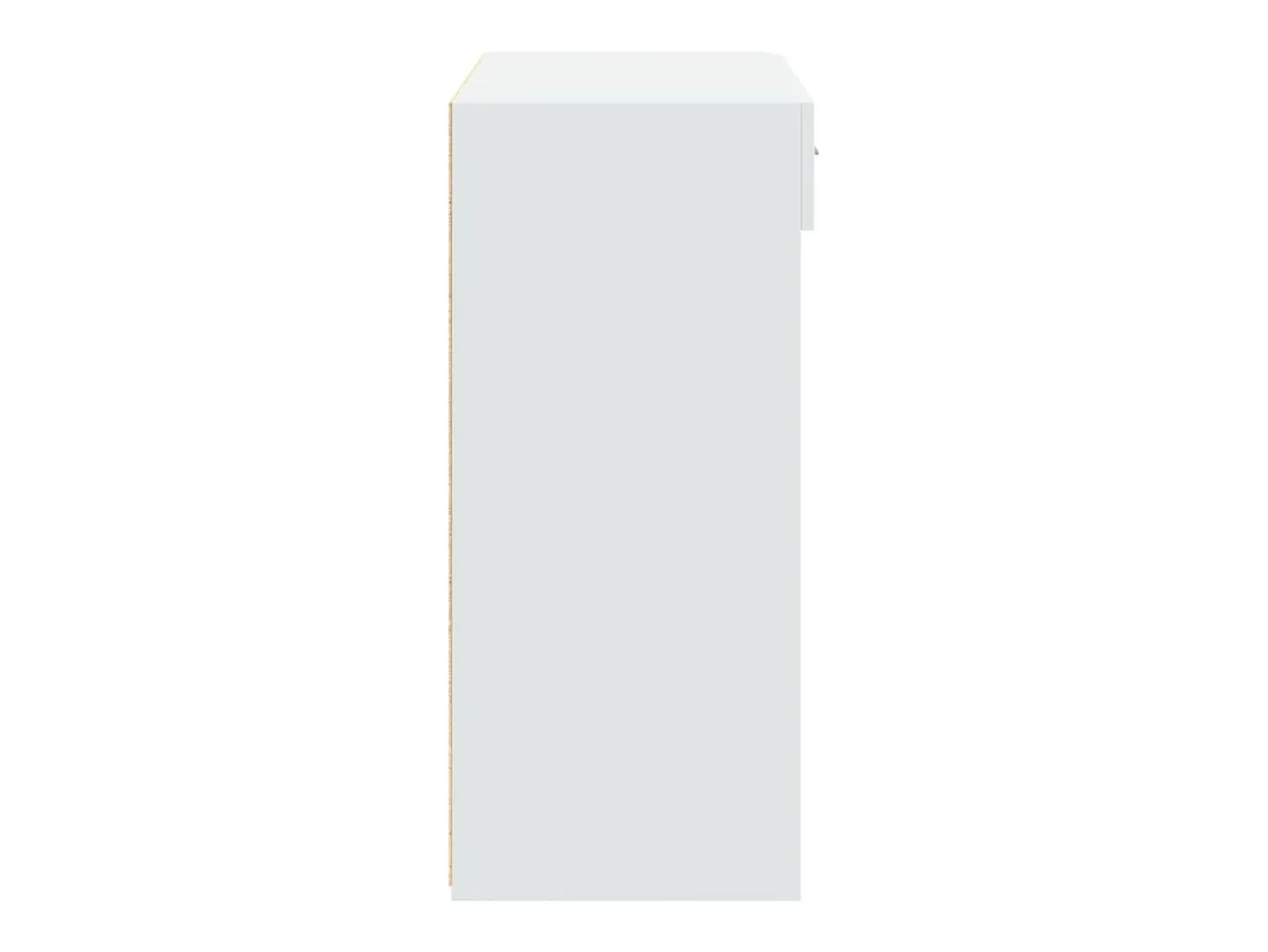 Aparador buffet cómoda mueble mueble de almacenaje organizador cocina salón salón 80 x 42,5 x 93 cm madera contrachapada blanco 02_0030520
