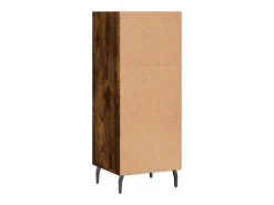 Aparador buffet cómoda mueble mueble de almacenaje organizador cocina salón salón 34,5 x 32,5 x 90 cm madera contrachapada marrón 02_0030880