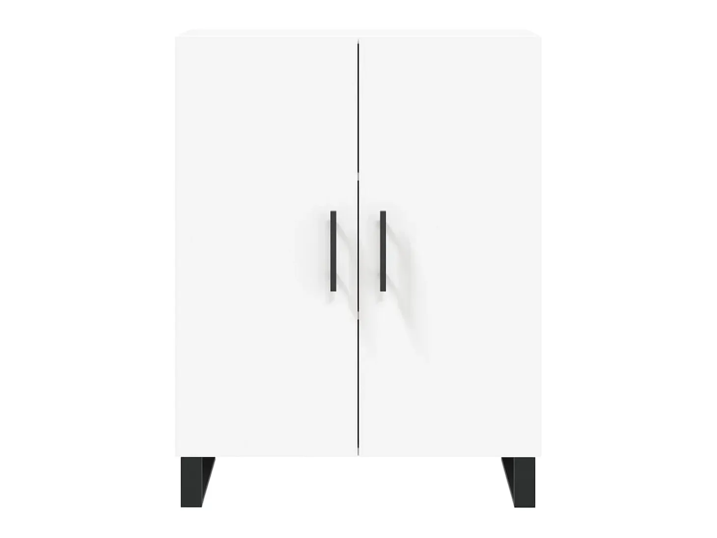 Aparador buffet cómoda mueble mueble de almacenaje organizador cocina salón salón alto 69,5 x 34 x 180 cm madera contrachapada blanco 02_0032688