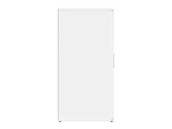 Aparador buffet cómoda mueble almacenaje organizador cocina salón salón 59 x 39 x 80 cm madera contrachapada blanco 02_0030326