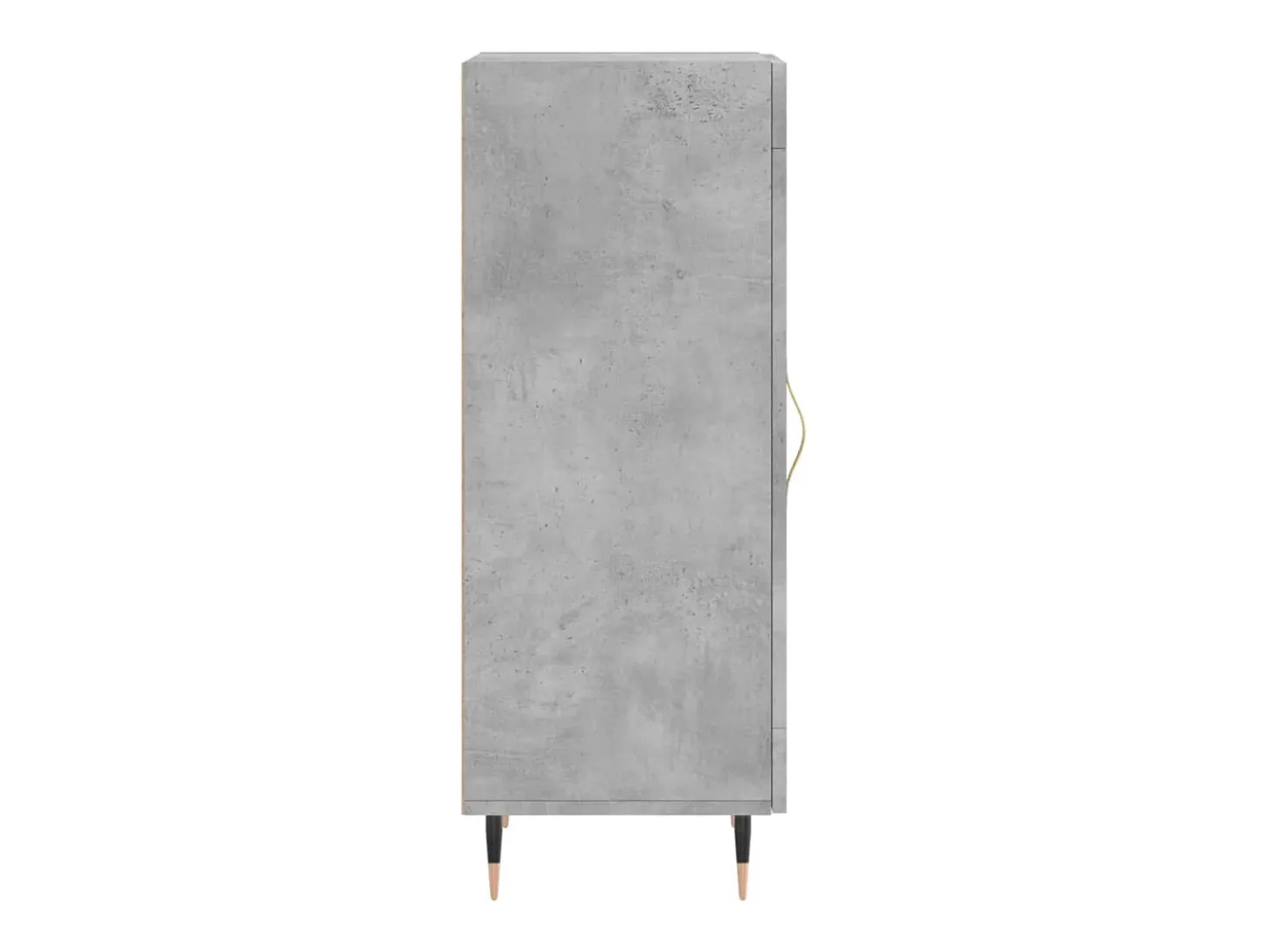 Aparador buffet cómoda mueble mueble de almacenaje organizador cocina salón salón 34,5 x 34 x 90 cm madera contrachapada gris 02_0031888
