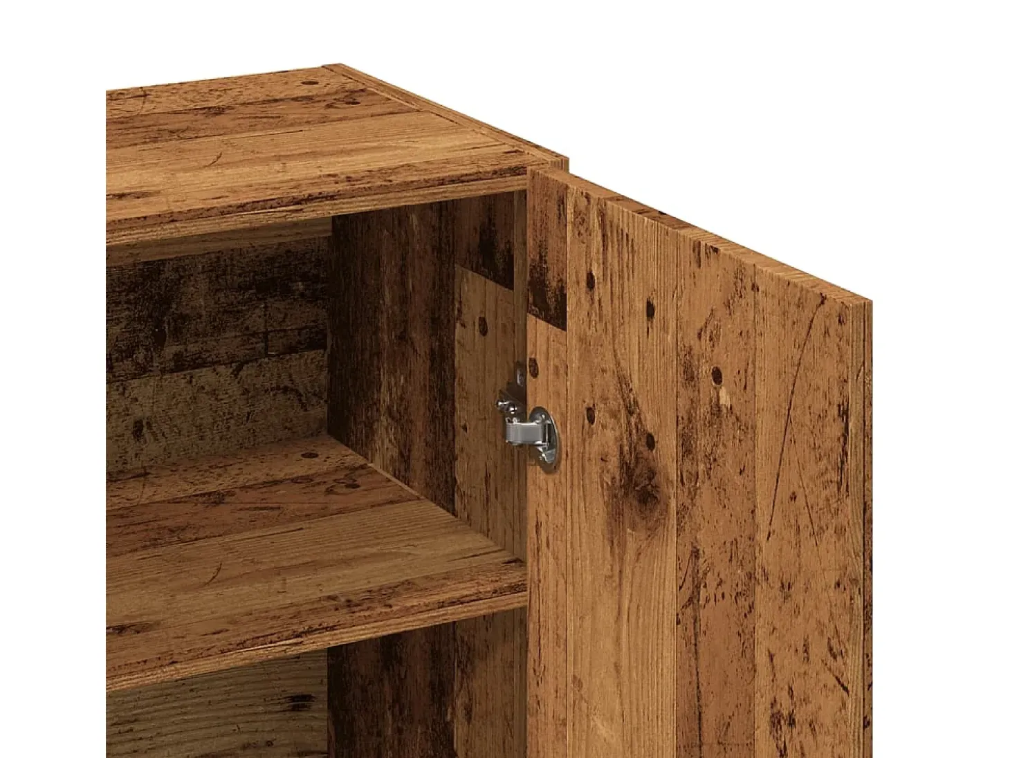 Aparador buffet cómoda mueble mueble de almacenaje organizador cocina salón salón madera vieja 70 x 34 x 90 cm madera contrachapada marrón 02_0036608
