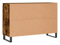Aparador buffet cómoda mueble mueble de almacenaje organizador cocina salón salón 104 x 35 x 70 cm madera contrachapada marrón 02_0030858