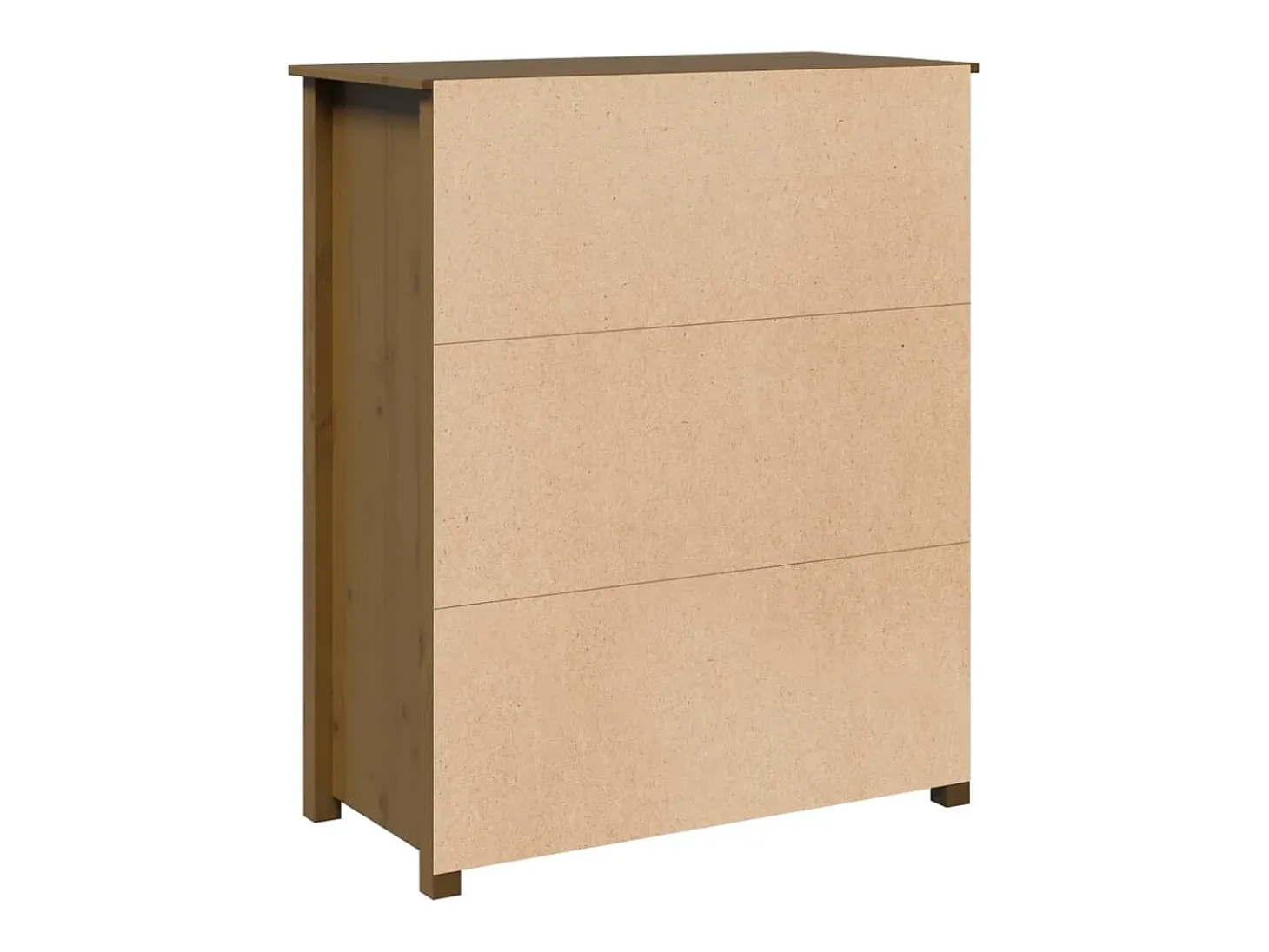 Aparador buffet cómoda mueble mueble de almacenaje organizador cocina salón salón 83 x 41,5 x 100 cm madera maciza de pino marrón 02_0035767
