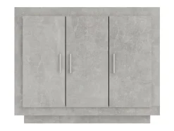 Aparador buffet cómoda mueble mueble de almacenaje organizador cocina salón salón 92 x 35 x 75 cm madera contrachapada gris 02_0032128