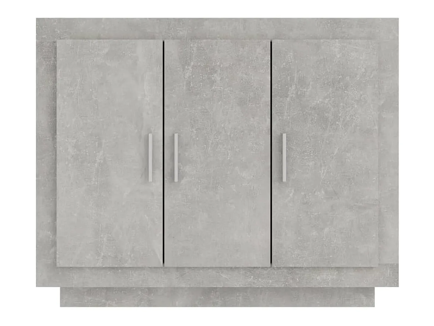 Aparador buffet cómoda mueble mueble de almacenaje organizador cocina salón salón 92 x 35 x 75 cm madera contrachapada gris 02_0032128