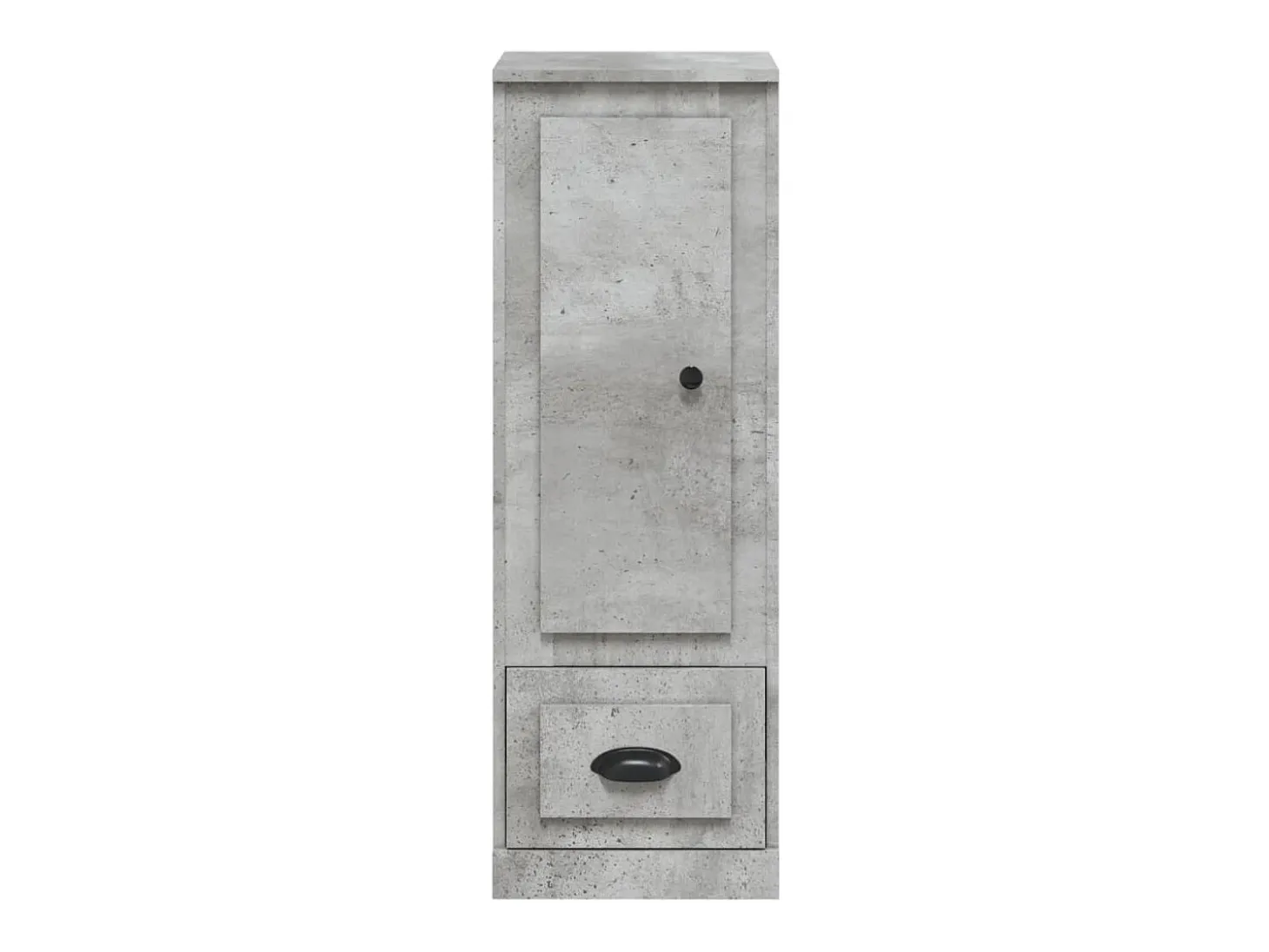 Aparador buffet cómoda mueble mueble de almacenaje organizador cocina salón salón alto 36 x 35,5 x 103,5 cm madera contrachapada gris 02_0034431