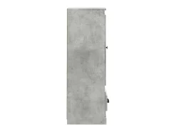 Aparador buffet cómoda mueble mueble de almacenaje organizador cocina salón salón alto 36 x 35,5 x 103,5 cm madera contrachapada gris 02_0034431