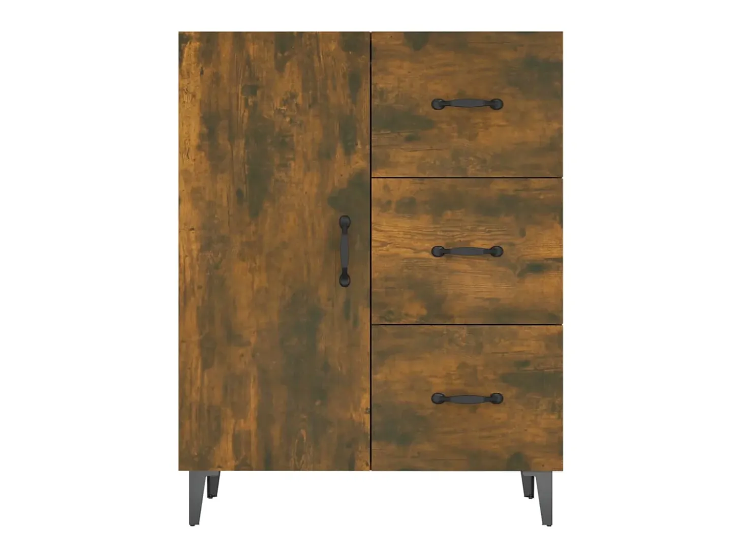 Aparador buffet cómoda mueble mueble de almacenaje organizador cocina salón salón 69,5 x 34 x 90 cm madera contrachapada marrón 02_0031042