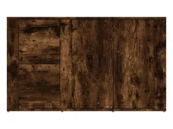 Aparador buffet cómoda mueble mueble de almacenaje organizador cocina salón salón 100 x 33 x 59,5 cm madera contrachapada marrón 02_0030826