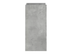 Aparador buffet cómoda mueble mueble de almacenaje organizador cocina salón salón 45 x 35 x 75 cm madera contrachapada gris 02_0031939