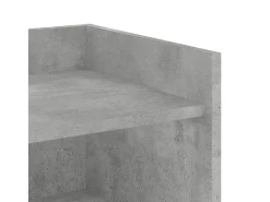 Aparador buffet cómoda mueble mueble de almacenaje organizador cocina salón salón 45 x 35 x 75 cm madera contrachapada gris 02_0031939