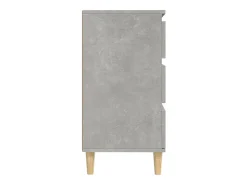 Aparador buffet cómoda mueble mueble de almacenaje organizador cocina salón salón 60 x 35 x 70 cm madera contrachapada gris 02_0031979