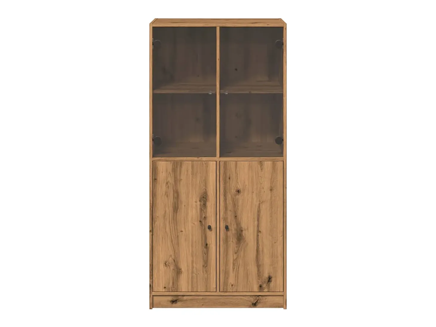 Aparador buffet cómoda mueble almacenaje organizador cocina salón salón alto con puertas hecho a mano madera contrachapada marrón 02_0032229