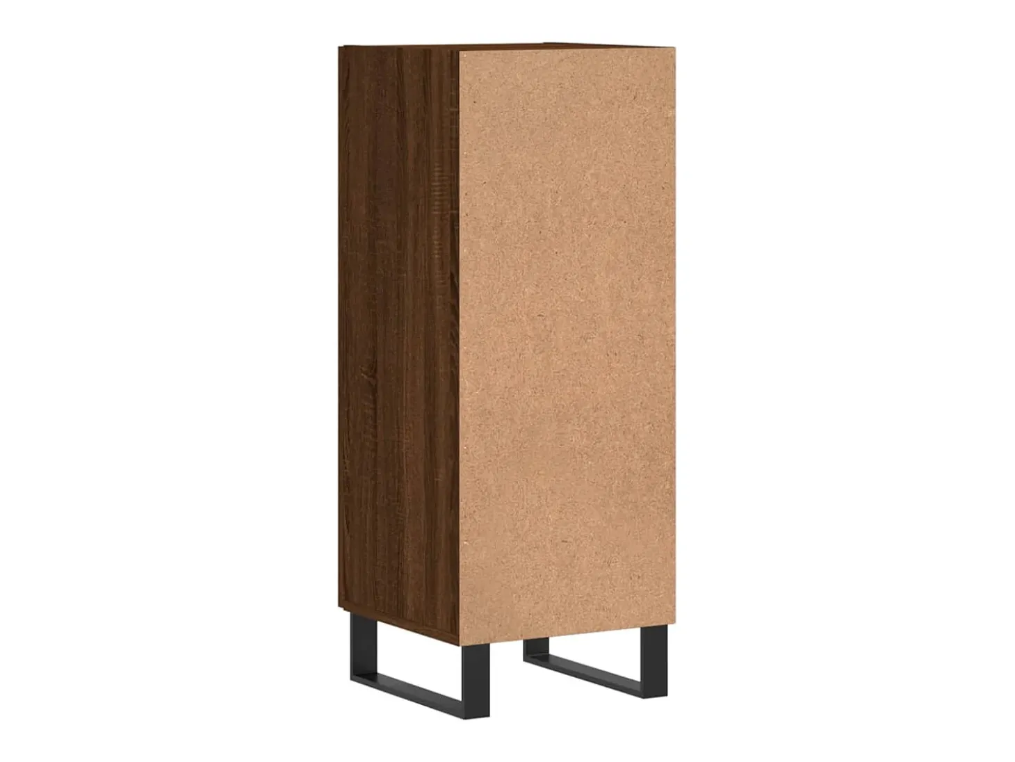 Aparador buffet cómoda mueble mueble de almacenaje organizador cocina salón salón 34,5 x 34 x 90 cm madera contrachapada marrón 02_0031239
