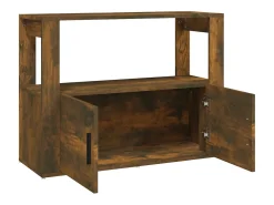 Aparador buffet cómoda mueble almacenaje organizador cocina salón salón 80 x 30 x 60 cm madera contrachapada marrón 02_0031105
