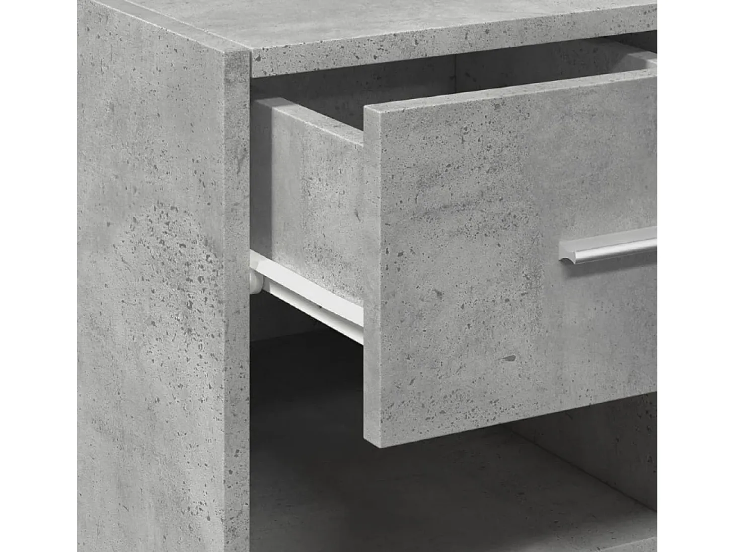 Aparador buffet cómoda mueble mueble de almacenaje organizador cocina salón salón 40 x 42,5 x 93 cm madera contrachapada gris 02_0031938