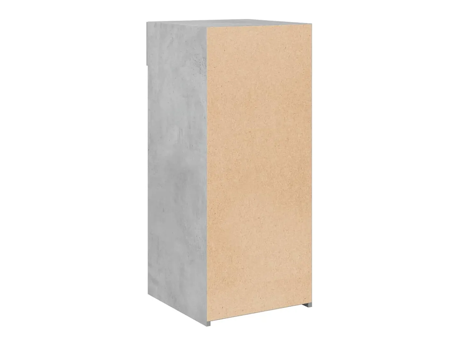 Aparador buffet cómoda mueble mueble de almacenaje organizador cocina salón salón 40 x 42,5 x 93 cm madera contrachapada gris 02_0031938
