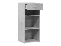 Aparador buffet cómoda mueble mueble de almacenaje organizador cocina salón salón 40 x 42,5 x 93 cm madera contrachapada gris 02_0031938
