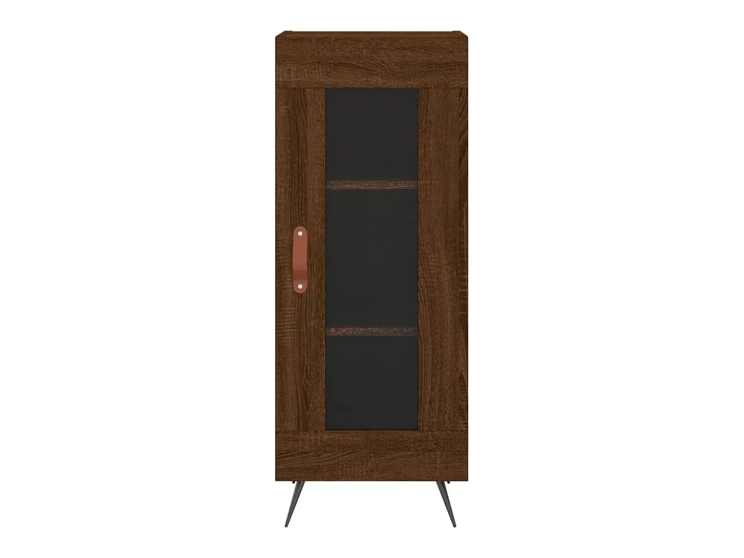 Aparador buffet cómoda mueble mueble de almacenaje organizador cocina salón salón 34,5 x 34 x 90 cm madera contrachapada marrón 02_0031225