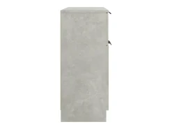 Aparador buffet cómoda mueble mueble de almacenamiento organizador cocina salón salón 60 x 30 x 70 cm madera contrachapada gris 02_0031953