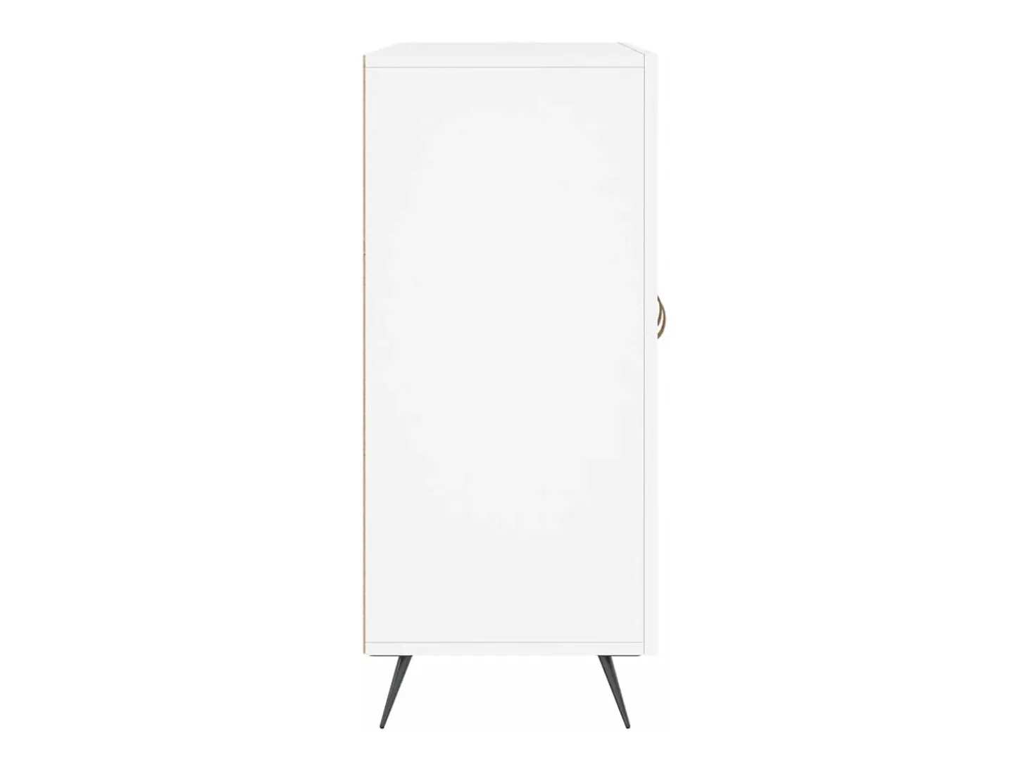 Aparador buffet cómoda mueble mueble de almacenaje organizador cocina salón salón 90 x 34 x 80 cm madera contrachapada blanco 02_0030536