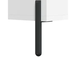 Aparador buffet cómoda mueble mueble de almacenaje organizador cocina salón salón 34,5 x 34 x 90 cm madera contrachapada blanco 02_0030258