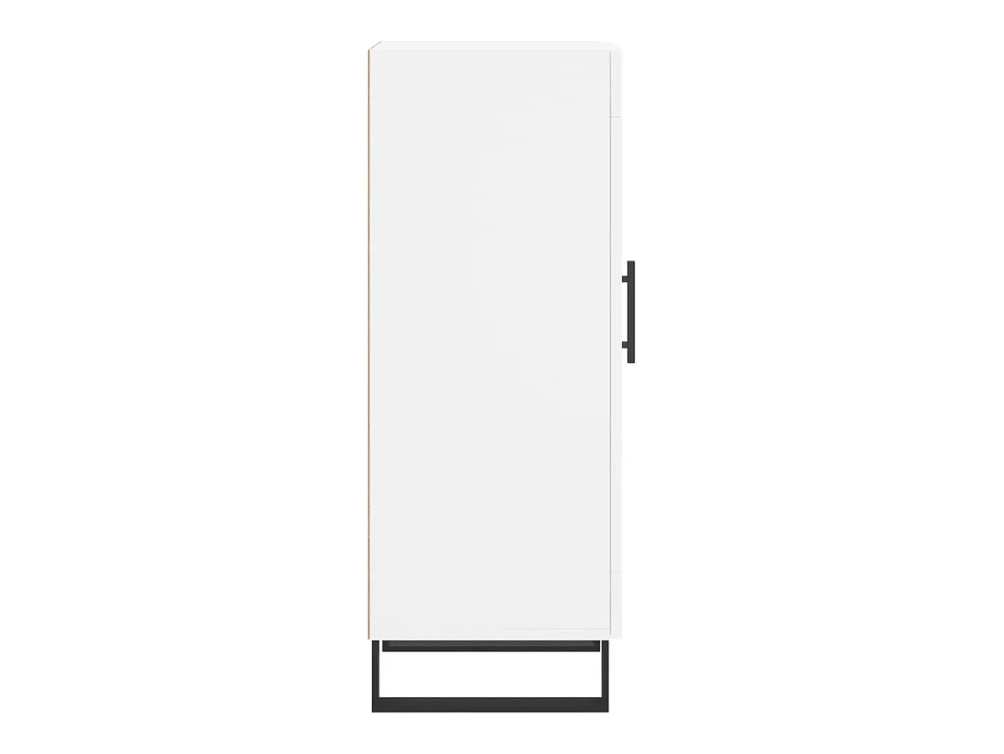 Aparador buffet cómoda mueble mueble de almacenaje organizador cocina salón salón 34,5 x 34 x 90 cm madera contrachapada blanco 02_0030251