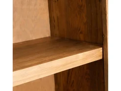 Aparador buffet mueble consola mueble auxiliar de baño pino macizo reciclado 80 cm marrón 4402240