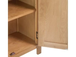 Aparador buffet mueble consola mueble de almacenamiento 75 cm madera maciza de roble 4402272