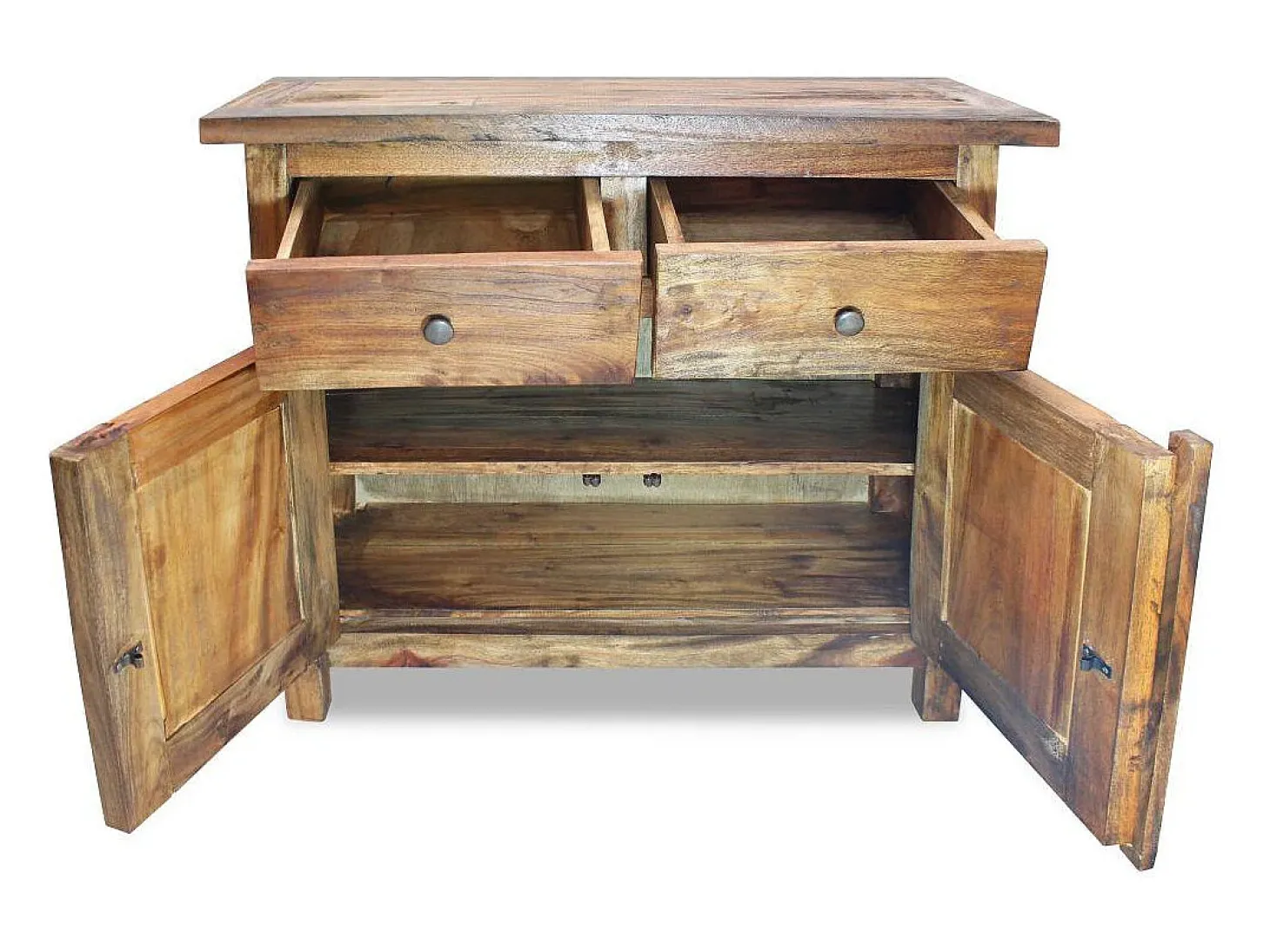 Aparador buffet mueble consola mueble de almacenaje madera maciza recuperada 75 cm 4402019