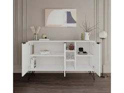 Aparador Clara blanco 142x35.6x83 cm